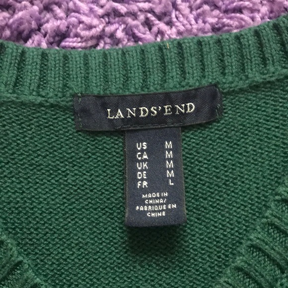 Hunter green sweater vest - Picture 2 of 2